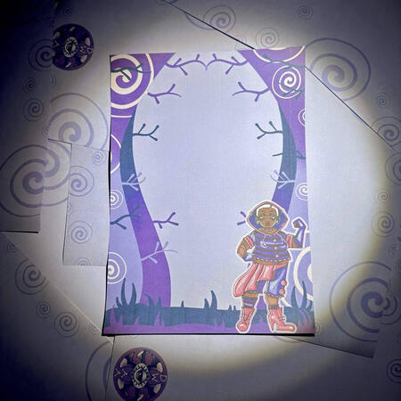 Octavius' Double Sided Blank Page