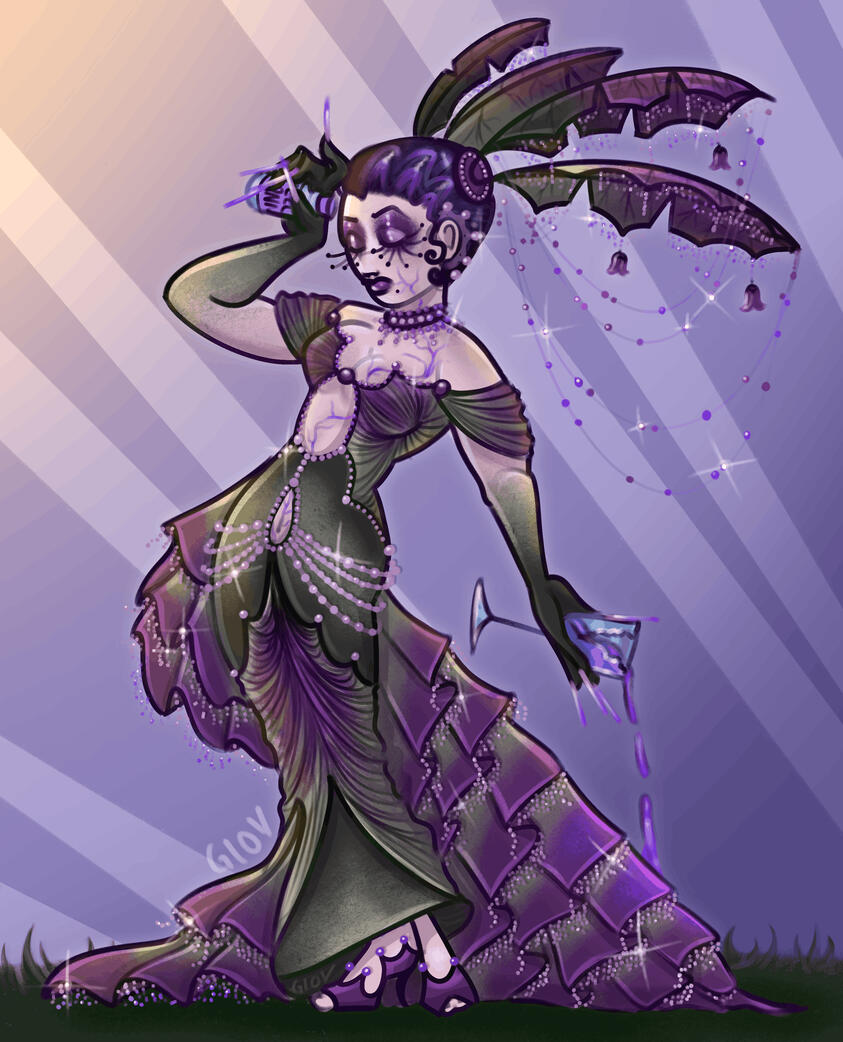 “Belladonna”, Digital Fashion Illustration, 7 hours