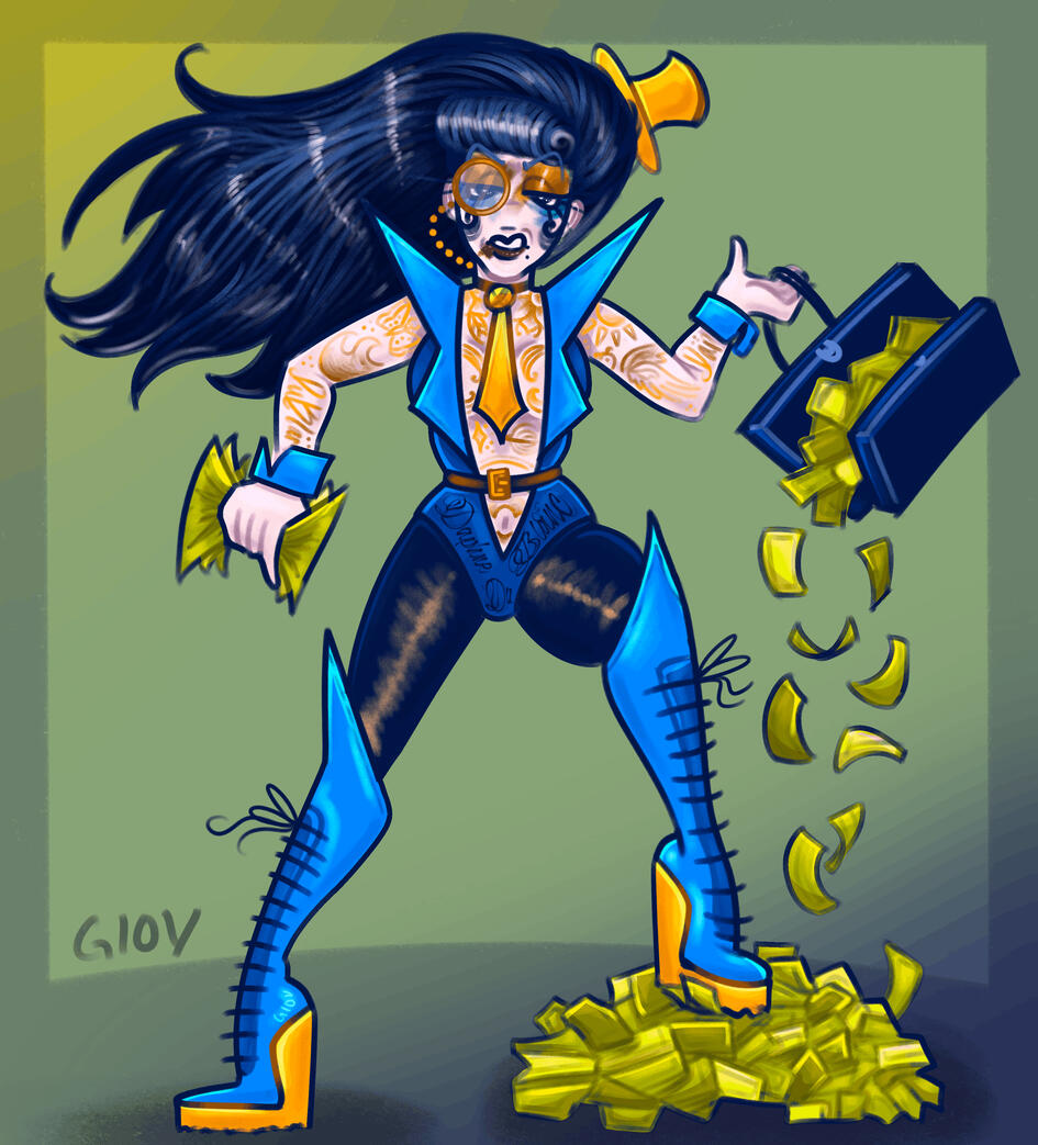 “Money Ring”, Digital Fashion Illustration, 7 hours